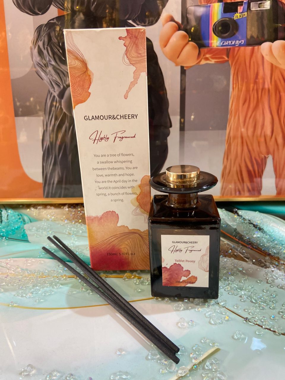 Velvet Peony reed diffuser